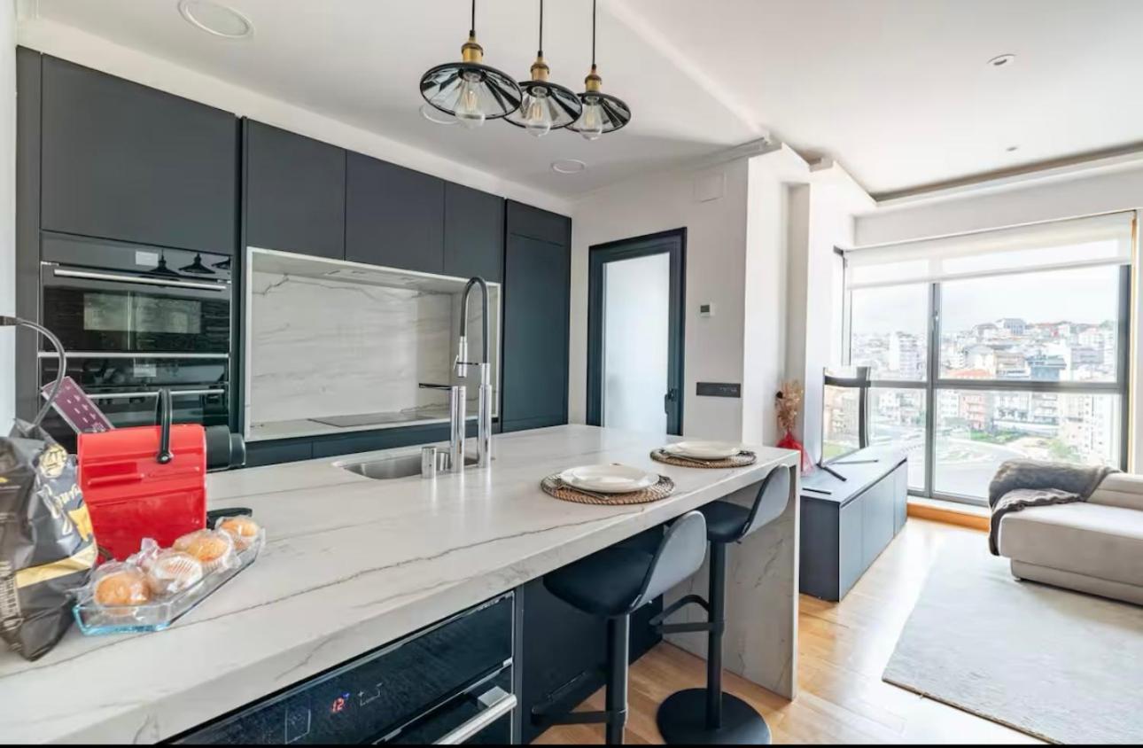 Apartamento Centrico Y Moderno Con Vistas A La Ria Vigo Exterior foto